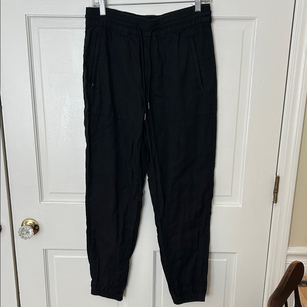 Athleta Women’s Retreat Linen High-rise Jogger black - S - Picture 4 of 8